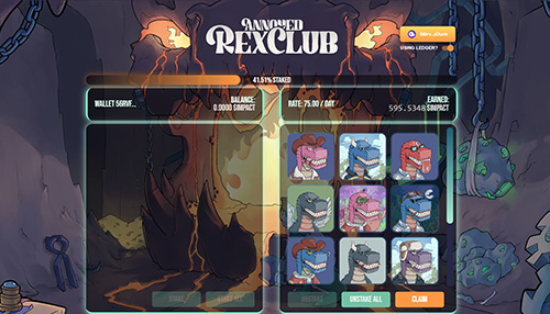 Annoyed Rex Club